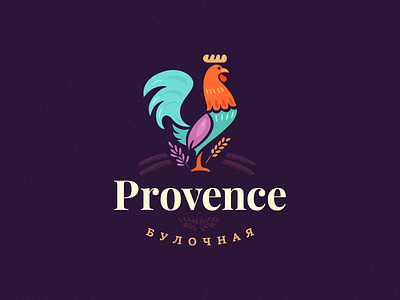 Provence bakery bread logo provence rooster