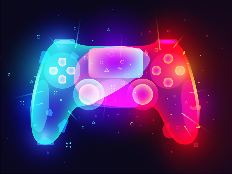 Gamepad ps illustration gamepad