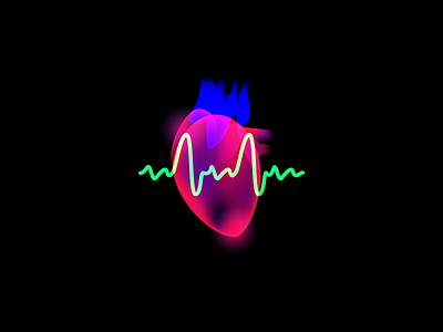 Aura Pulse aura heart illustration run