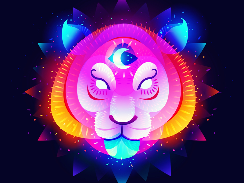 Mystic Beast beast moon designer affinity light fantasy