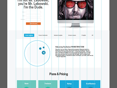 Bootstrap 3 Example Layout bootstrap bowling grid illustrator layout the dude