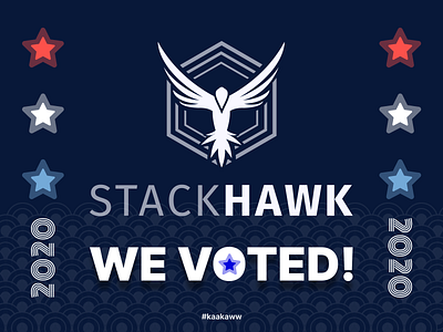 We Voted! america democracy kaakaww usa vote vote2020 voted