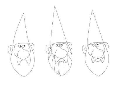 Because Gnomes artwork gnome vector