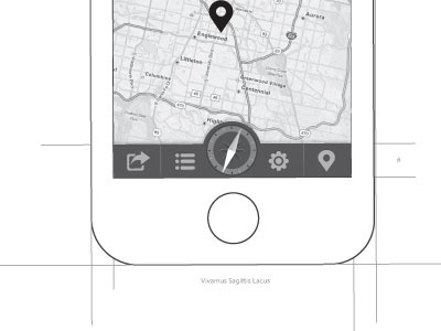 iOS Wireframe icons ios navigation wireframe