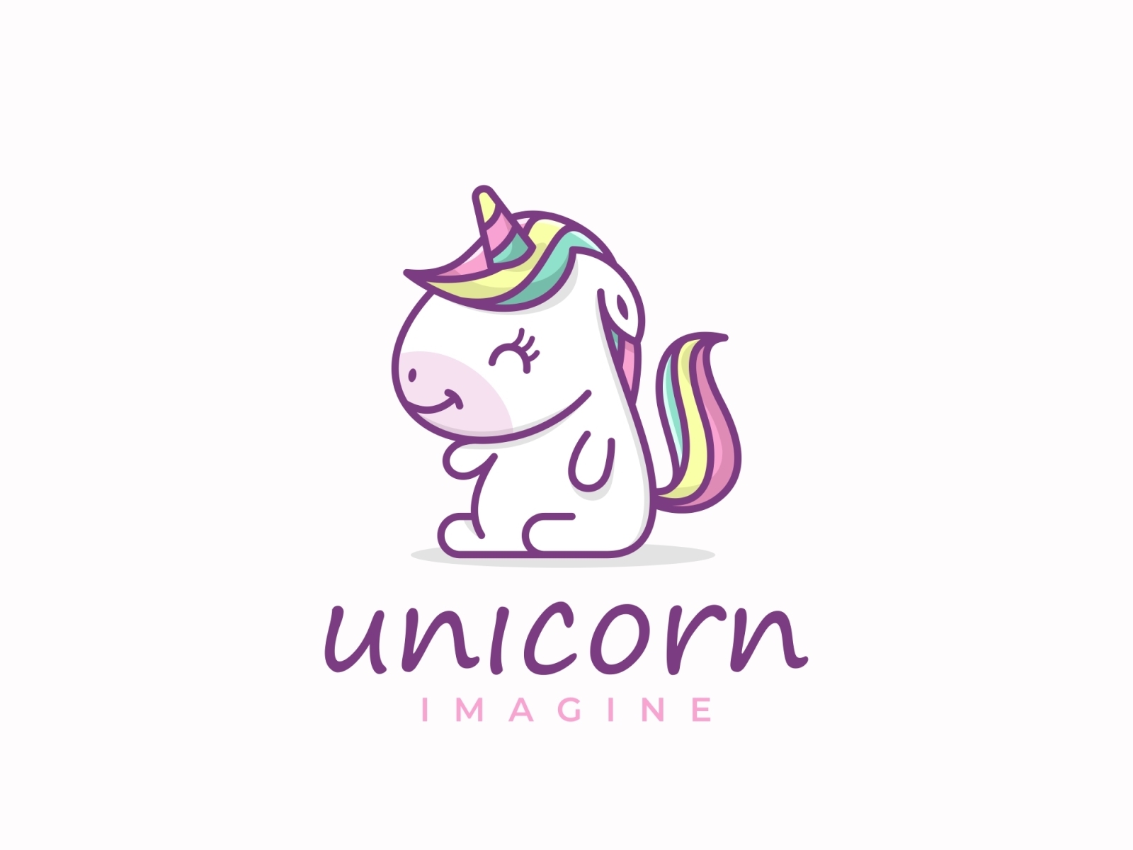 Cute Unicorn Logo Design by Siana on Dribbble