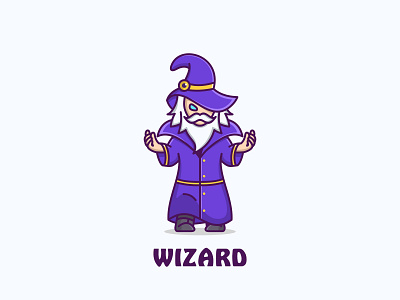 Wizard Cartoon Logo Design