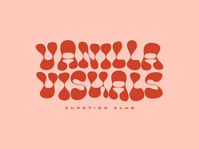 Vanilla Visuals Curation Club illustrator logo streetwear typogaphy