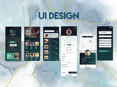 UI/UX Design Mockup for Gift Shop