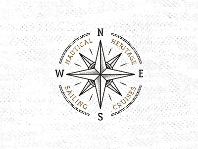 Nautical Typography Badge