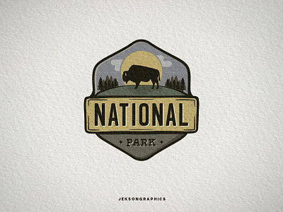 National Park Vintage Badge