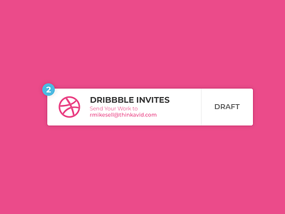 2 Dribbble Invites