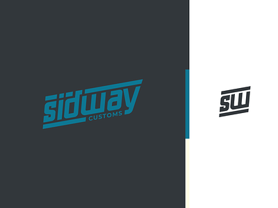 Sidway Customs Logo brand branding customs design hotrod logo mechanic truck