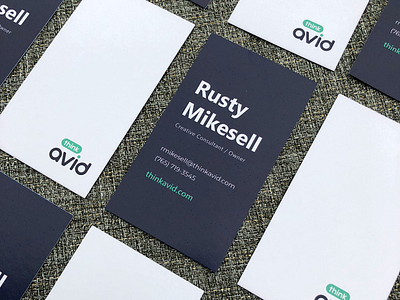 Think Avid Business Cards