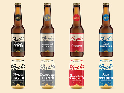 Stroh's Brewing Co. Lineup