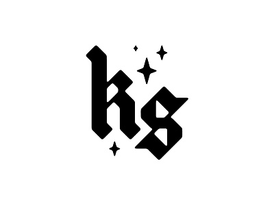 Personal Logo ✨ blackletter branding design illustration lettering logo monogram type typography vector