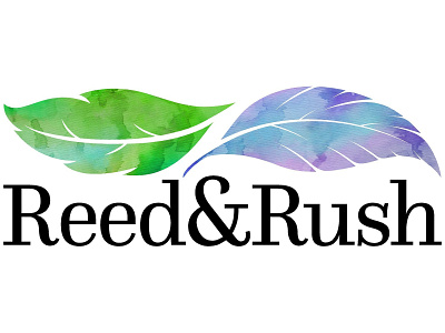 Reed&Rush branding design logo vector