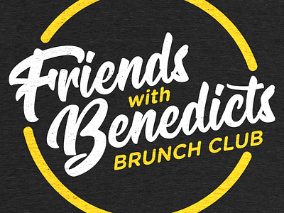 Friends with Benedicts design illustration tshirt vector