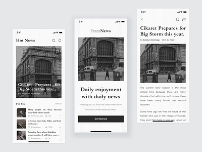 ItumNews | News Mobile App app clean design mobileapp news newsapp newsmobileapp ui uiux uiuxdesign ux
