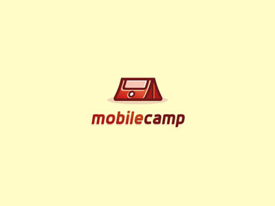 Mobile Camp camp cell icon logo mobile nature outdoor phone shop symbol type