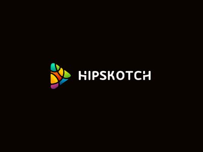 Hipskotch fast find fly hip icon logo music play quick sign symbol wing