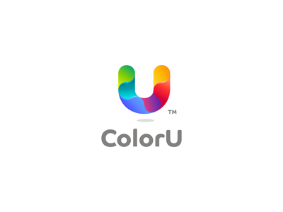 ColorU brand child color coloru design gay icon logo mark mosaic paint rainbow