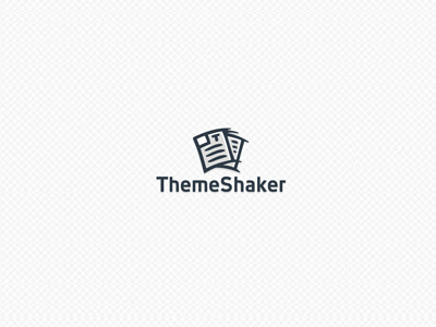 Theme Shaker development icon logo shake shaker shop template theme typography web wordpress