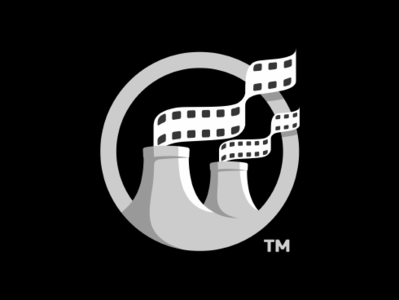 Filmreaktor (wip) brand factory filmreactor filmreaktor icon lab logo movie nuclear reactor smoke tape video