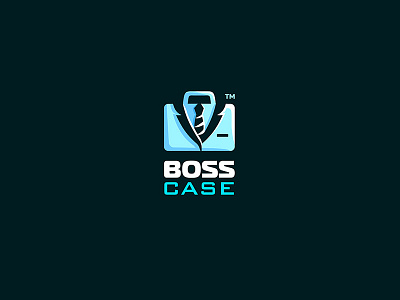 BossCase 7gone boss brand business case handcase icon logo smoking suit tie unused