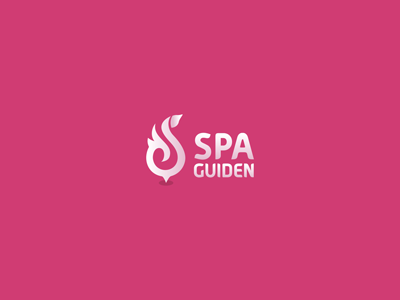 SPA guiden bird book coordinate drop guide guiden icon letters logo massage pen point relax sign spa swan symbol type typography water water drop wave wings women