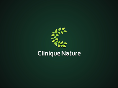 Clinique nature clinique nature nutrition logo icon symbol web brand leaf eco weight reduction health lifestyle women diet plan supplements