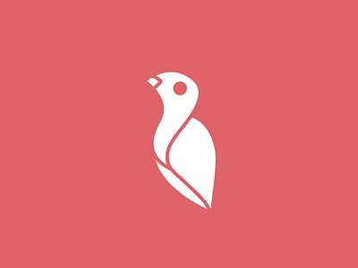 Bird mark - negative space