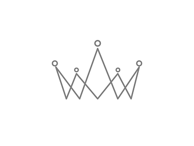 Crown abstract branding clean crown design doodle icon icons illustration line line art line icon logo mark minimal minimalistic outline simple symbol ui