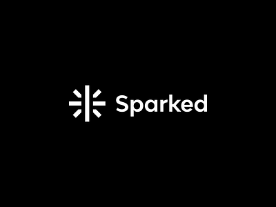 Sparked Logo design abstract logos abstract marks branding logo logo design logo designs minimal logo modern logos shine logo spark spark logo sparked logo sparked logo design