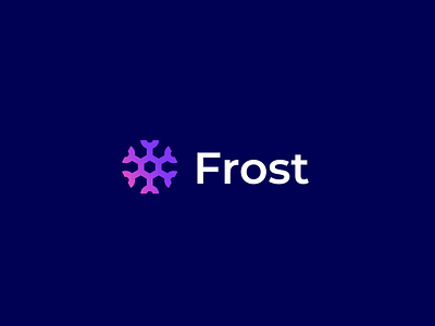 Frost Logo branding frost frost logo joy logo design minimal snow snowflake