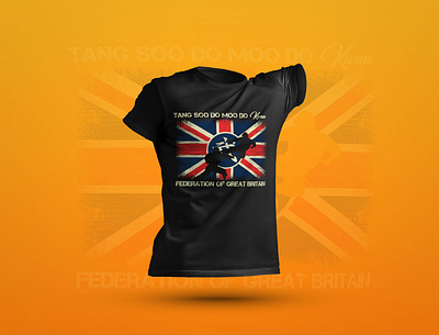 United Kingdom(UK) Flag T-shirt Design apparel karate t shirt t shirt design tee design uk flag