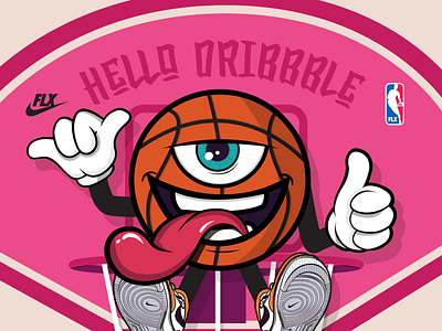 HEY THERE, FRIEND! animation basketball design hello illustration nba nike vector
