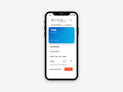 DAILY UI 002 - Credit Card Checkout credit card checkout dailyui dailyui 002