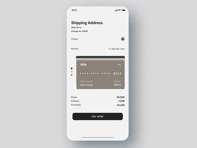 Daily UI Challenge 002 dailyui dailyuichallenge design figmadesign minimal ui