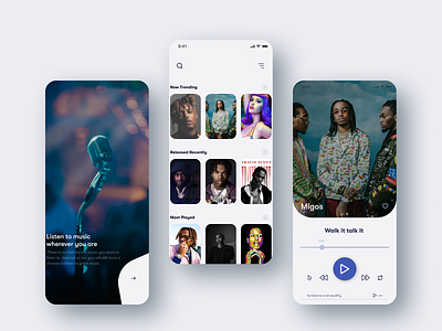 Daily UI Challenge 009 app dailyui dailyuichallenge design figmadesign music app ui