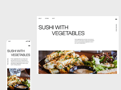 DailyUI Challenge #40 Recipe app dailyui dailyuichallenge design figmadesign food layout minimal minimalistic recipe typography ui