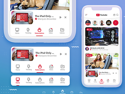 Youtube app redesign - Navigation 😎