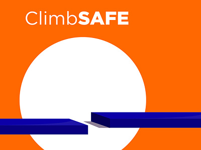 ClimbSAFE | Gap bouldering climbing crashpad design illustration safety vector