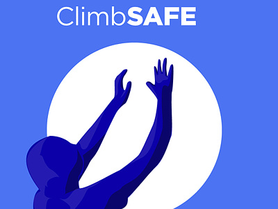 ClimbSAFE | Spotting bouldering climbing gym illustration rockclimbing safety spotting vector