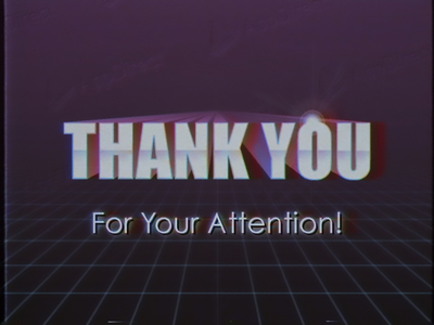 thank you for your attention presentation