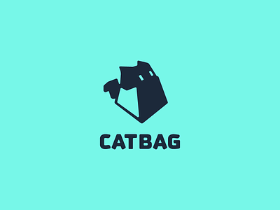 CatBag blue cat corporative indentity logo visual
