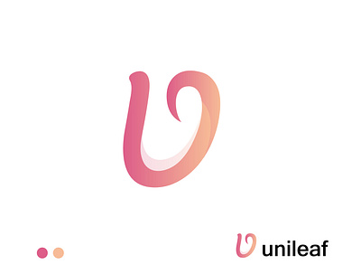 Unileaf Logo Design abstract logo brand identity brand identity logo branding design goods for sale gradient logo graphic design illustration lettermark lettermark logo logo logo for sale logos typography u u logo unique logo unused logo vector