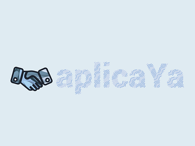 Aplica Ya design illustration logo