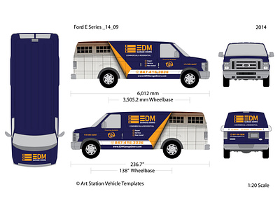 2014 Ford E150 - Van Wrap Designs!