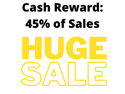 Cash Reward 45 of Sales healthandfitness loseweight makemoneyonline weightloss workfromhome