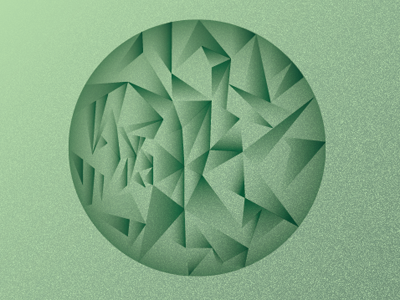 Grain circle cosmos crystal geometry gradient grain green simplicity sphere